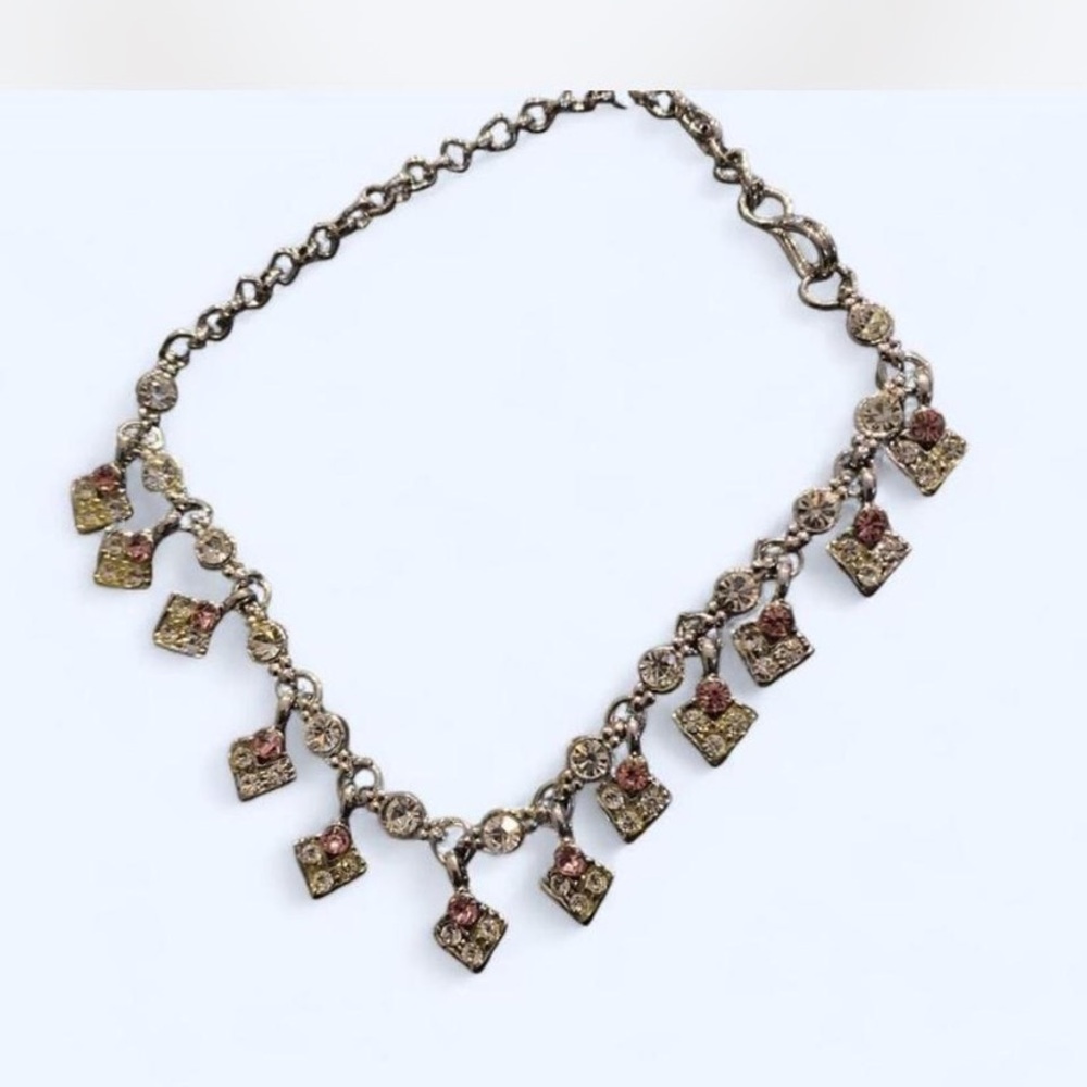 Elegant Gold and Pink Women's Necklace